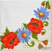 Serwetka do decoupage DAISY haftowana serwetka 33x33